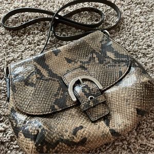 Coach Snakeskin crossbody